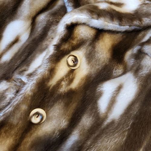 Eco fur coat like new from dry cleaner
