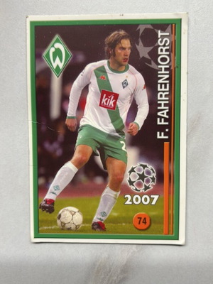 Werder Bremen Card No.74 - F. Fahrenhorst like new