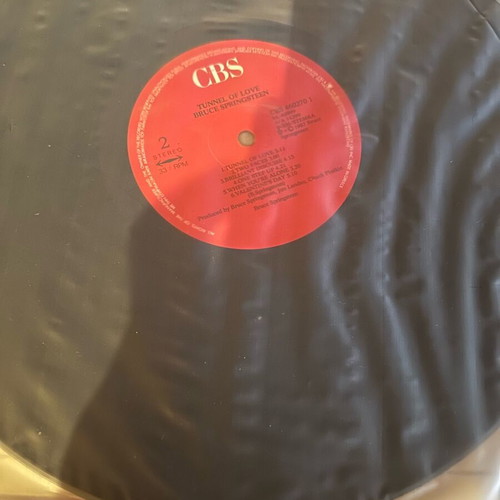Bruce Springsteen Tunnel of Love vinyl like new, First Greek press