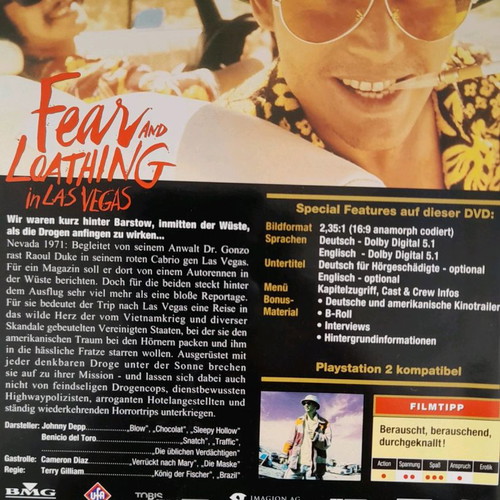Fear And Loathing In Las Vegas DVD used