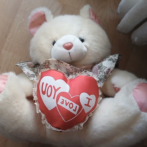 Large plush teddy bear 35 cm like new