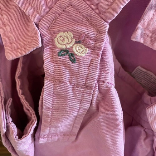 Benetton dress 9-12M like new with embroidery and belt