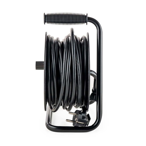 Extension cable reel with 4 sockets 15m H05VV-F 3×1.5mm2 new