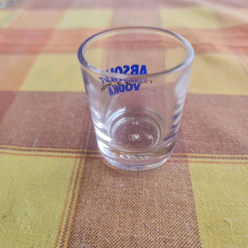 Absolut Vodka shot glass used, collectible from 90-2000 decade