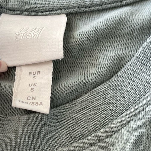 H&M blouse used green size S