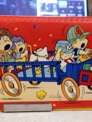 Vintage Kutsuwa pencil case used, Japan