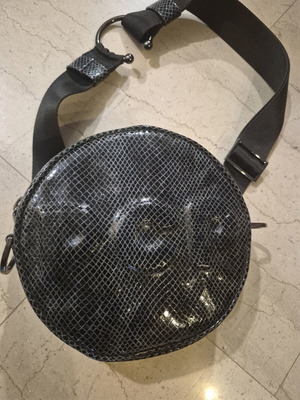 PCP special edition leather waist bag like new, black and grey