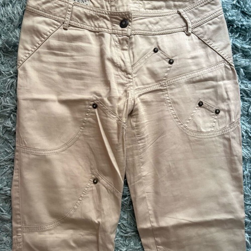 Queen pants used, beige, size L