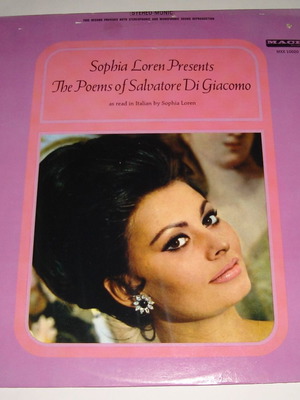 Sophia Loren Βινύλιο μεταχειρισμένο με ποιήματα του Salvatore Di Giacomo