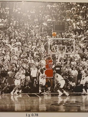 Jordan canvas prints MJ23 basketball set of 4 new