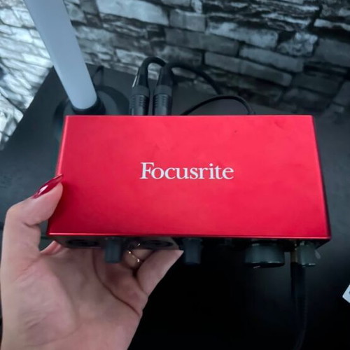 Mac Hackintosh PC studio setup with Focusrite audio interface