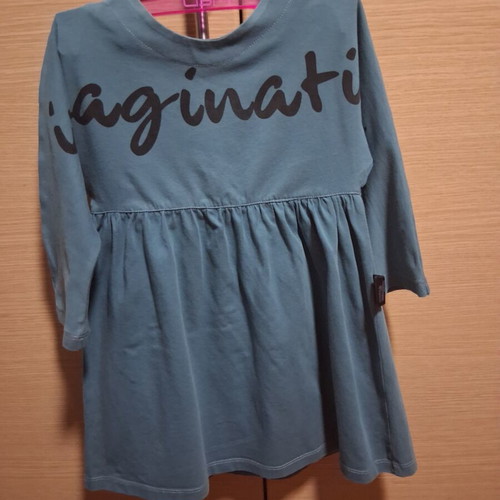 Noi Voi cotton dress for 4 years like new, black and green