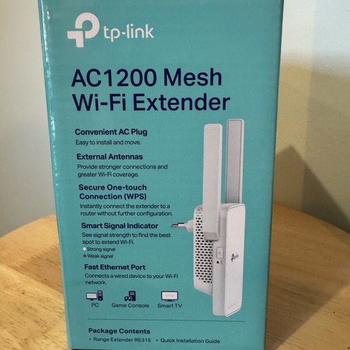Tp-link AC1200 Wi-Fi Extender model RE315 like new