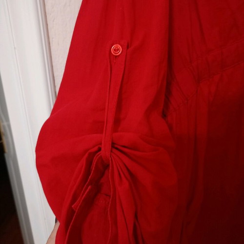 Paranoia red tunic shirt like new, size S/M