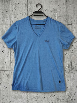 Jack Wolfskin Crosstrail women's sports t-shirt size L blue like new