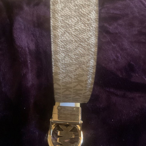Michael Kors ζώνη Twist Reversible Belt καινούργια, μπεζ, μέγεθος Small