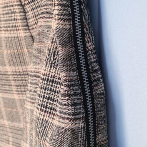 H&M Gray Checked Suit Like New
