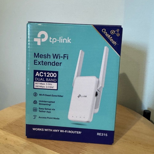 Tp-link AC1200 Wi-Fi Extender model RE315 like new