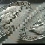  SILVER ½ Dollar 1957 "Franklin Half Dollar"..*10