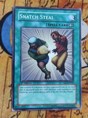 Snatch Steal κάρτα Equip Spell Yu-Gi-Oh!