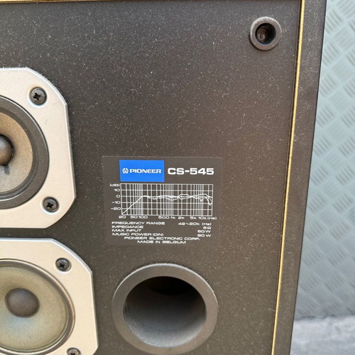 Ηχεία Pioneer CS-545 μεταχειρισμένα, διαστάσεις 32x25x56cm, σετ 2 τεμαχίων