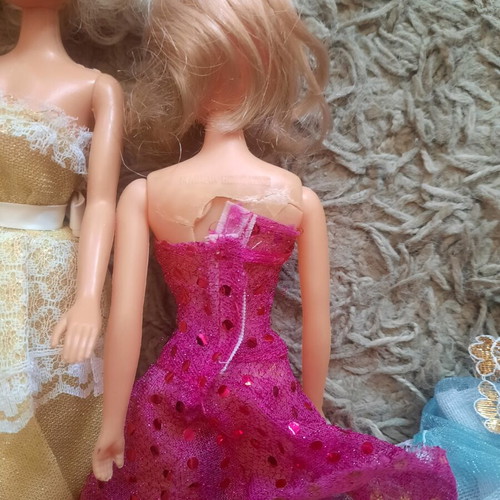 Lot of 4 retro fashion dolls – Vintage Totsy and Hong Kong Clones (70s/80s)