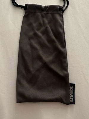 Uvex glasses case new, gray