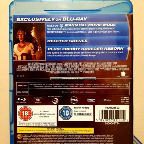 A Nightmare on Elm Street Blu-Ray used