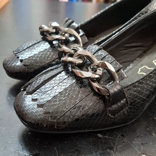 Miss NV Croco Women's Pumps Size 36 New Black
