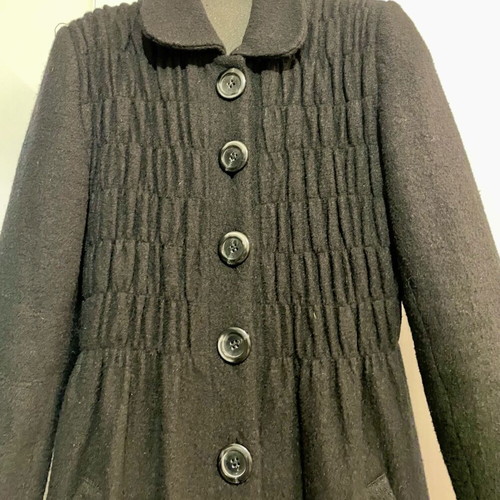 Mourati black women's coat used, size M/L