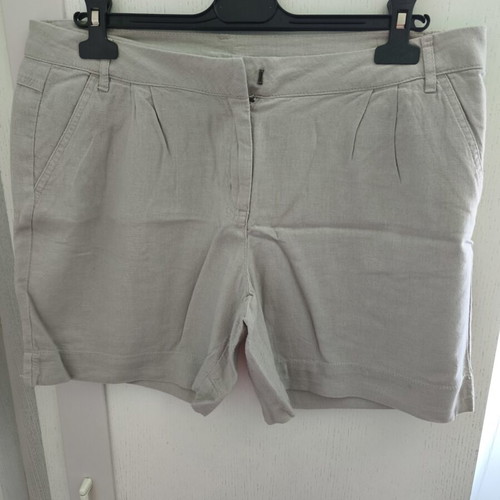 Esmara linen shorts used, beige, size XL