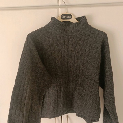 One Step women's knitted turtleneck gray new