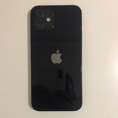 iPhone 12 Black 128GB used with cracked screen