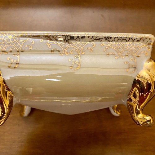 Vintage Japanese Jewelry Box 24k Gold from Greek Royal Palaces mint condition