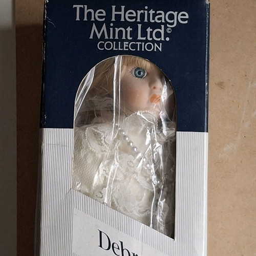 The Heritage Mint Ltd Collection porcelain bride doll, collectible
