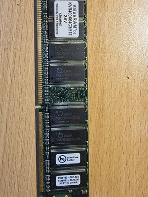 Μνήμη RAM Kingston KVR400X64C3A 512MB PC3200 400MHz μεταχειρισμένη