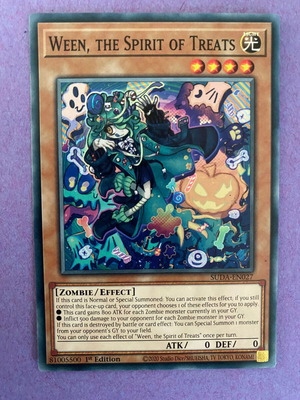 Ween The Spirit Of Treats Yu-Gi-Oh карта като ново