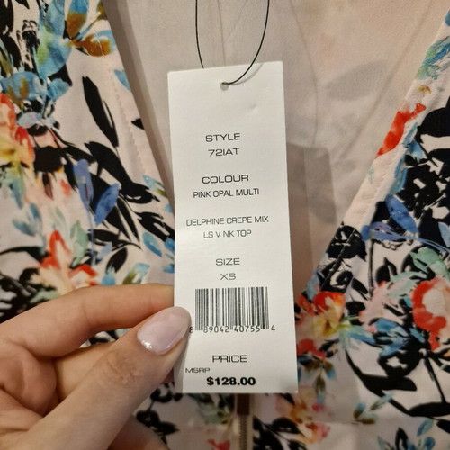 French Connection floral blouse new, size XS/S