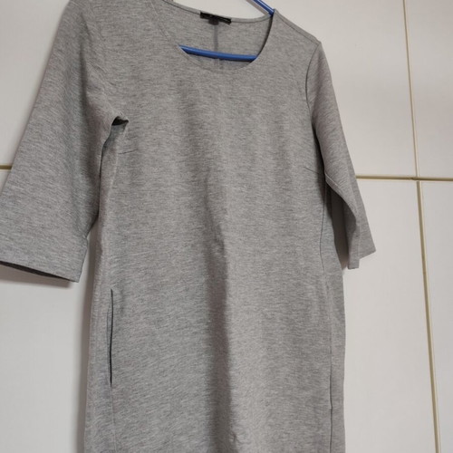 Esmara grey autumn dress, medium size, elbow sleeve