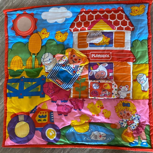 Playskool baby activity mat used, colorful