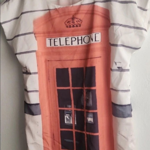 Molly Bracken Dress with London Red Telephone Booth Print used, medium size