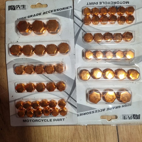 Orange Screw Caps new