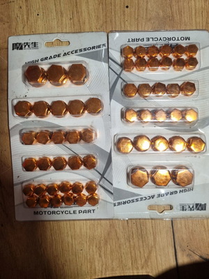 Orange Screw Caps new