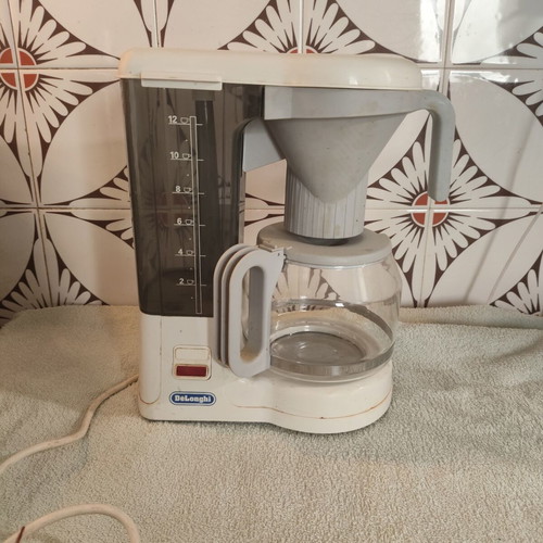 Vintage DeLonghi filter coffee maker used, 12 cups capacity