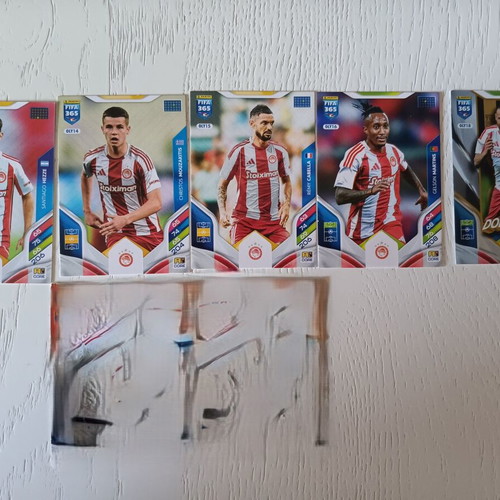 Adrenalyn XL 2026 Panini Olympiacos cards like new, set of 11