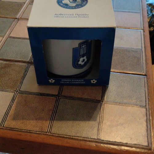 Official Licensed Mug of the Hellenic Football Federation for Greece National Team new