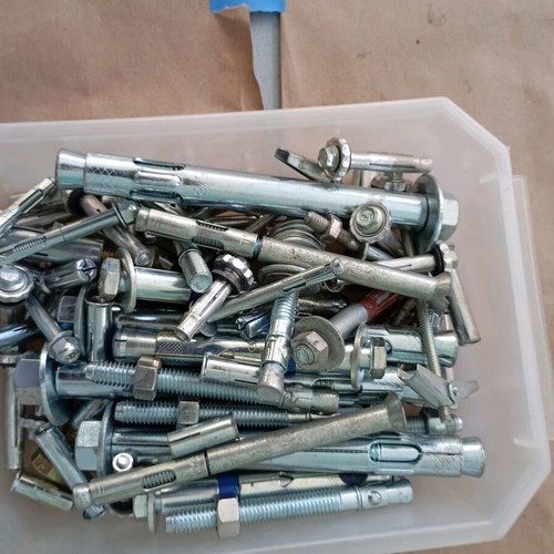 Bolts new with nuts, anchors and washers