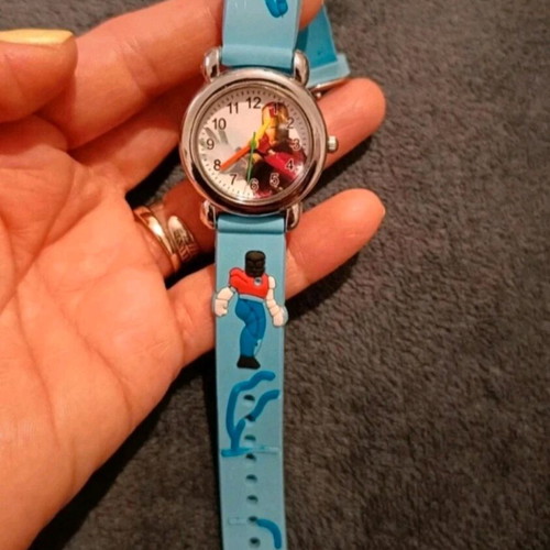 Ironman kids watch like new, turquoise