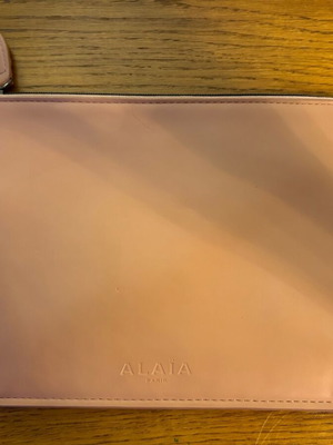 Alaïa clutch bag used, leather handheld