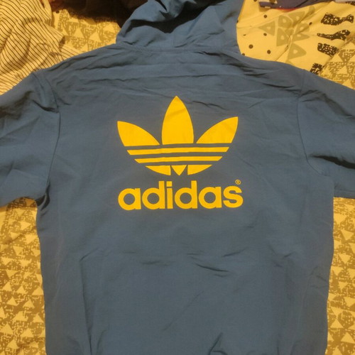 Adidas 25 Originals Blue Label Windbreaker like new, size medium